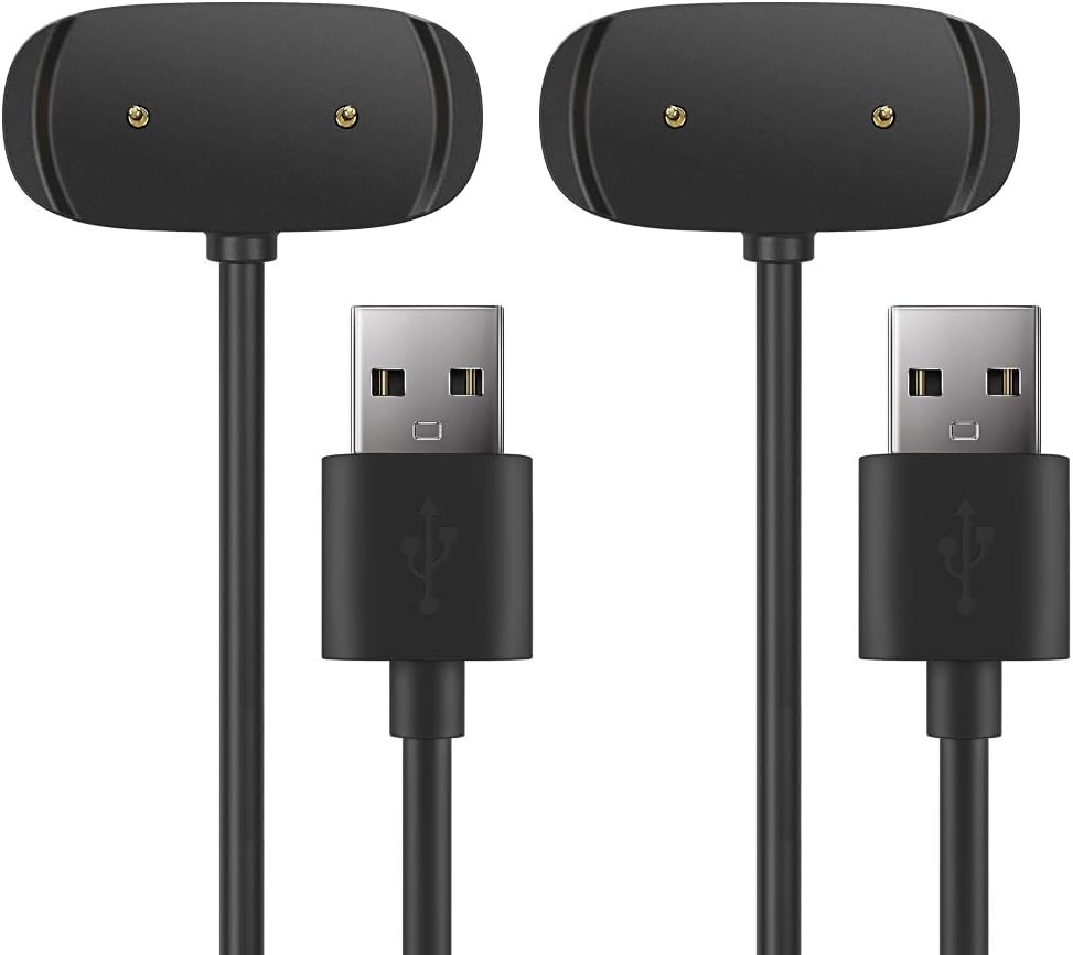 Charger Compatible with Amazfit GTR 2 2e, GTR Mini, GTS 2 2e, GTS2/GTS4 Mini, Active/Active Edge, Bip 5, Bip 3 Pro, Bip U Pro, T-REX Pro(Not for T-REX), Pop Pro, Zepp E Z Smart Watch