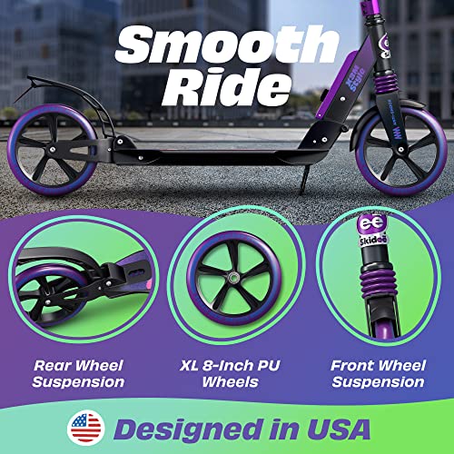 Skidee Dual Anti-Shock Kick Scooter