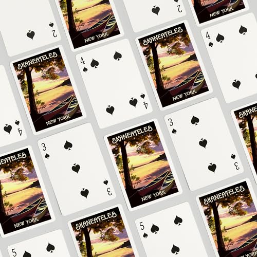 Baraja de Póker Skaneateles, Nueva York, 52 cartas miniatura 4