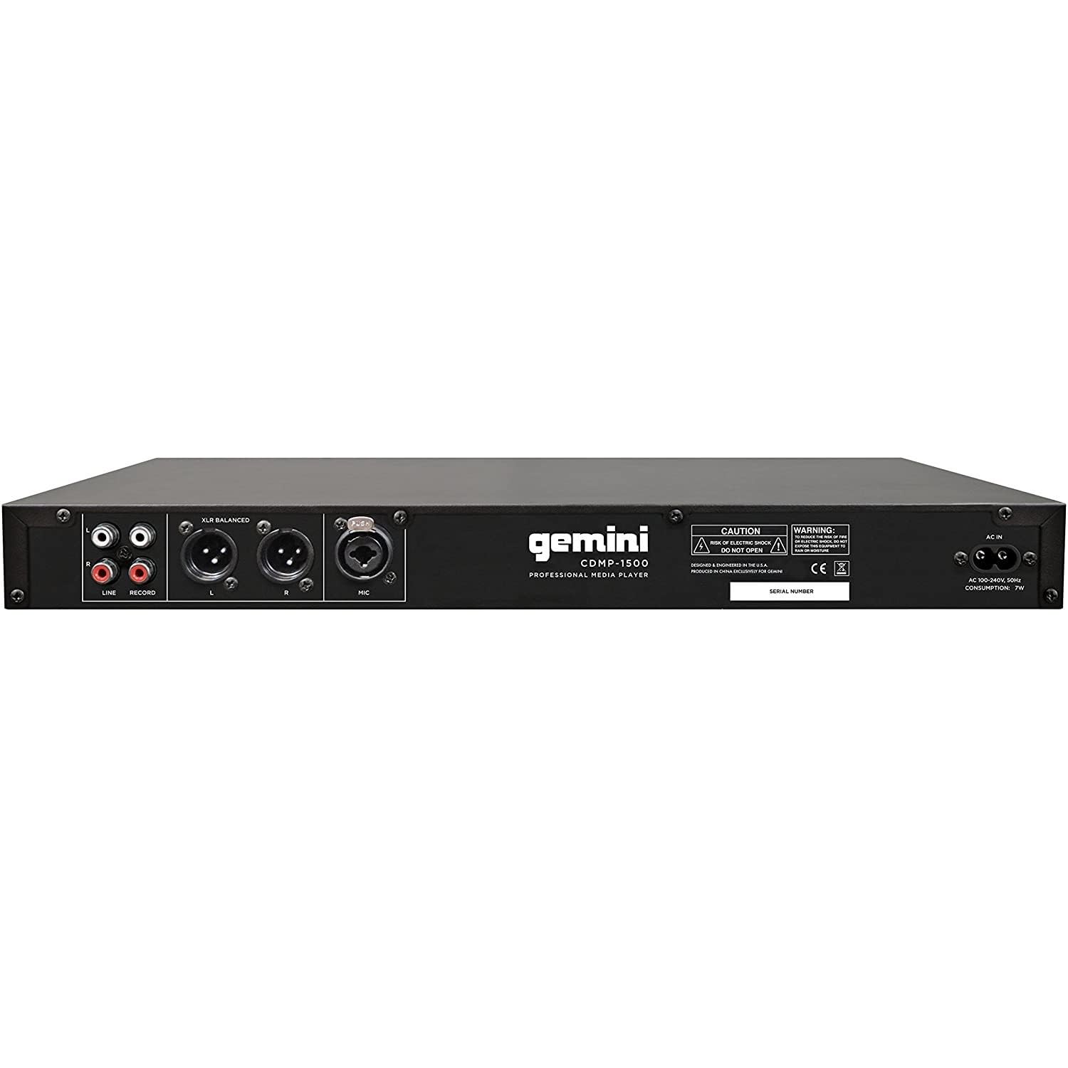 Gemini CDMP-1500 HiFi CD player Nero lettore CD