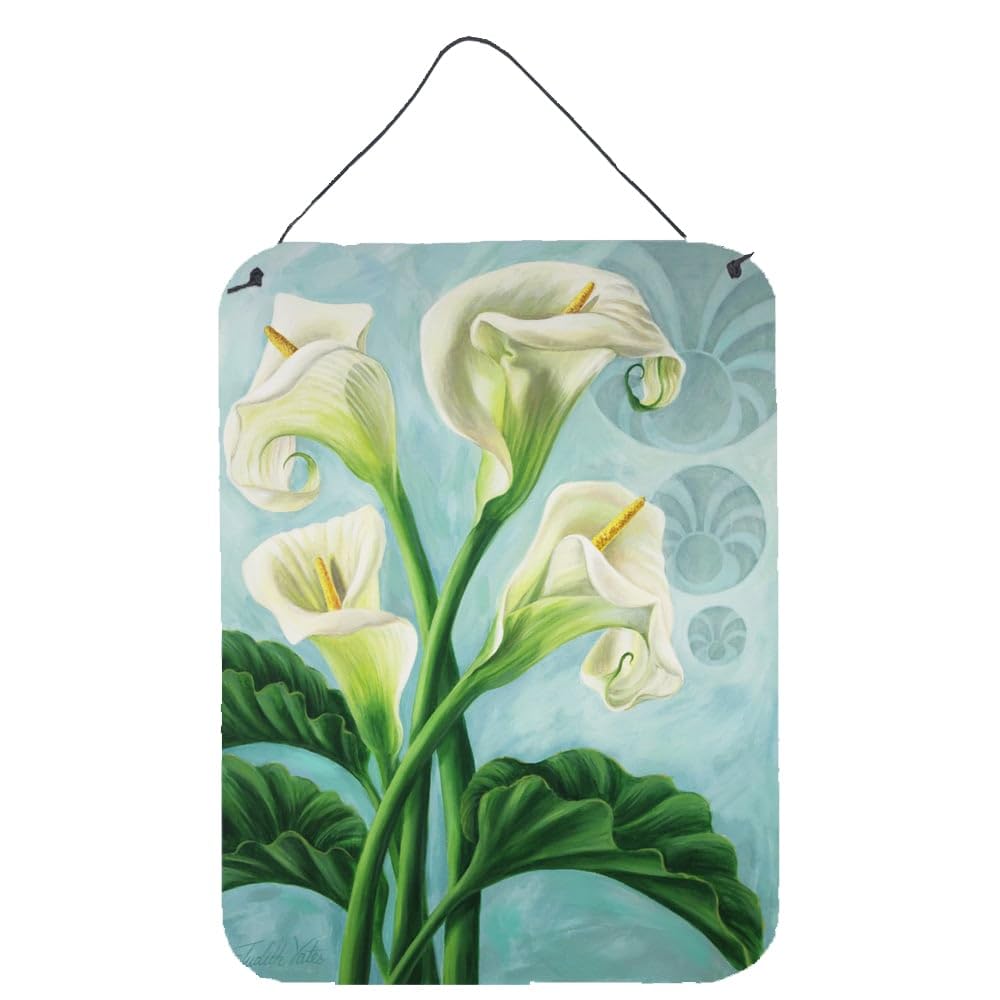 Caroline's TreasuresArum Lilly by Judith Yates Wall or Door Hanging Prints JYJ0070DS1216, Multicolor, 16HX12W