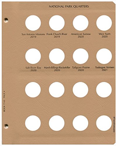 Dansco Us National Parks Quarter Coin Album Date Set 2010 - 2021 #7148 #TOP4