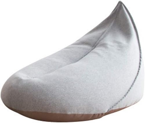 DLOETT - Sofá perezoso nórdico simple para dormitorio, sala de estar, puf creativo (color gris)