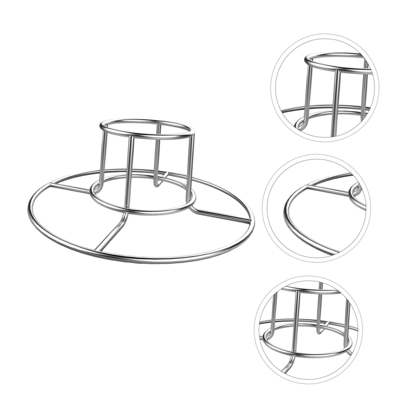 BESTonZON 2pezzi Pollo Resistente in Inossidabile Supporto per Pollo Arrosto per BBQ Supporto per da Barbecue per Picnic all