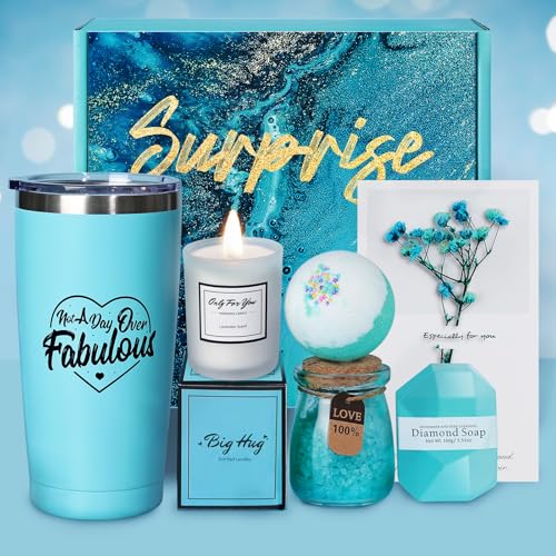 Birthday Gifts for Women - Relaxing Spa Gift Basket Set, Mothers Day Gifts for Mom Wife Grandma, Mother's Day Gifts for Women Her Friends Sister, Happy Mothers Day Gift