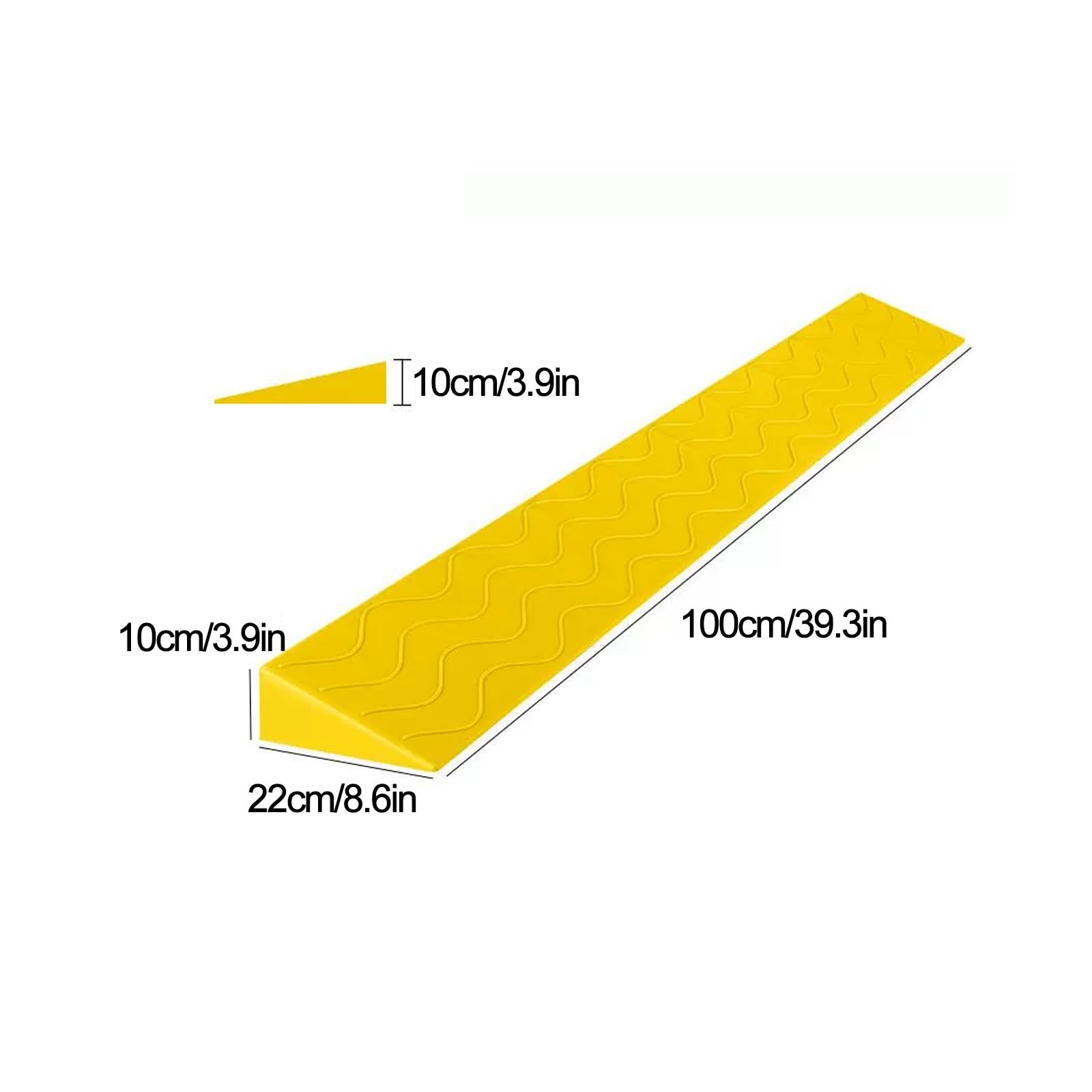 Ramps for Wheelchairs for Home, Threshold Ramps for Doorways, Ramps for Steps for Sweeping Robot, Wheelchairs, Bicycles, Scooters(10cm/3.9in)