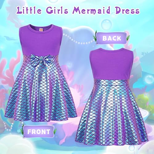 Disfraz de Sirena para Niñas 7-8 Años miniatura 3