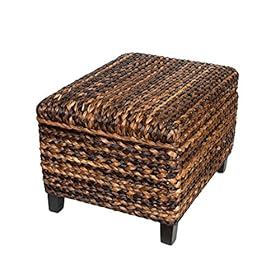 BIRDROCK HOME Woven Seagrass Storage Ottoman - with Safety Hinges 51pfArjddcL. SS280