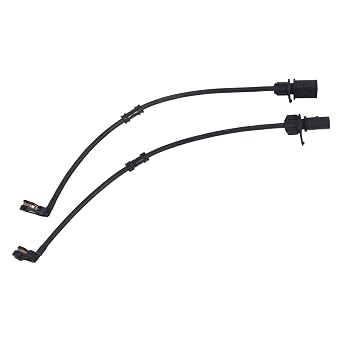 KLTXA 2PCS Front Brake Pad Wear Sensor Left+Right Compatible with Audi A6, A7, A8 - Replaces 2BWS0017, 4H0615121J