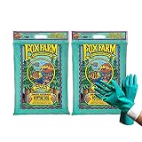 Fox Farm Ocean Forest Potting Soil FFOF Sea Moss Organic 12 Quart Bundled with Pearsons Protective G