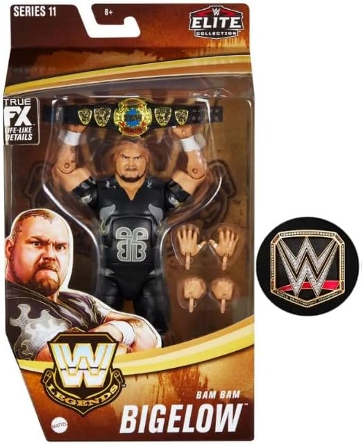 WWE Elite Legends Collection 6-inch Articulated Action Figure Series (Bam Bam Bigelow)