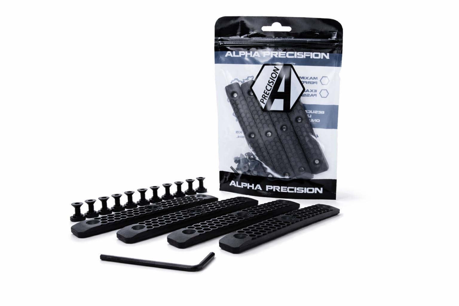 Rail Cover M Lok - AlphaRail Cover per M-Lok AR15, AK47, IPSC, Airsoft, caccia