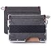 Dango D01 Dapper Bifold Pen Wallet- Black DTEX/Satin Silver