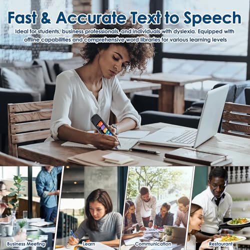 Reading Pen for Dyslexia Scan Reader Pen Text to Speech Device Translator Pen - Image 2