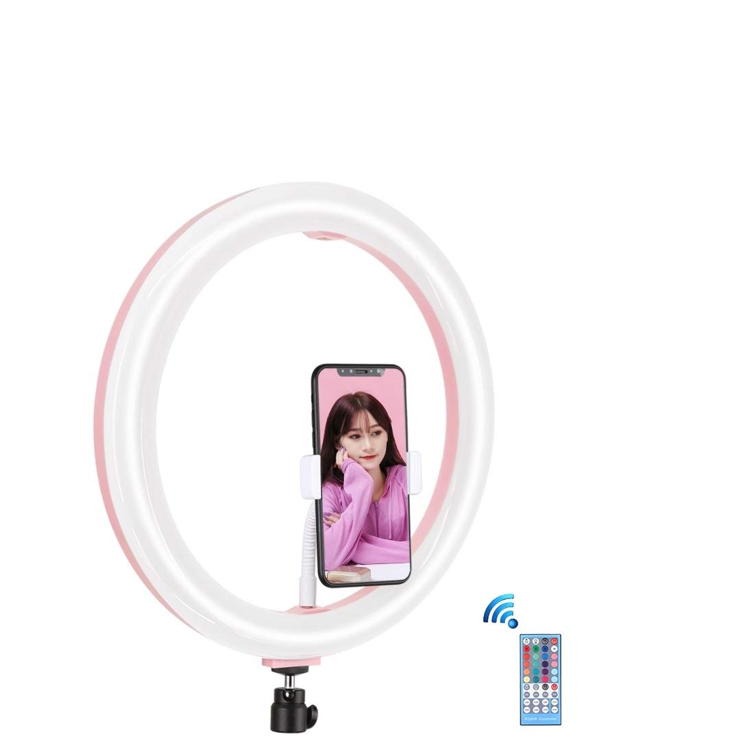 Ring Light 10.2 Inch Dimmable RGB Ring Light With ... - Vicedeal - View #14