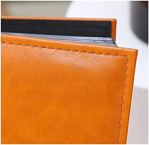 Leather Photo Album, Bronzing Craft, 6 Inch 800 Photos, Suitable for Family, Wedding, Baby Growth Record Book (Color:Blue)