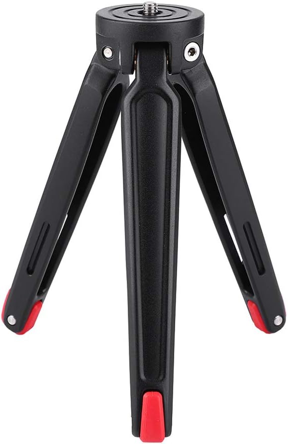 Mini Tripod Stand, Portable Folding Desktop Stand for Digital Sports Camera Smartphone with 1/4in Screw