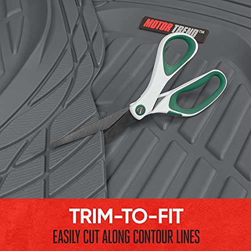 image for Motor Trend MT-921-GR FlexTough Tortoise - Heavy Duty Rubber Floor Mat