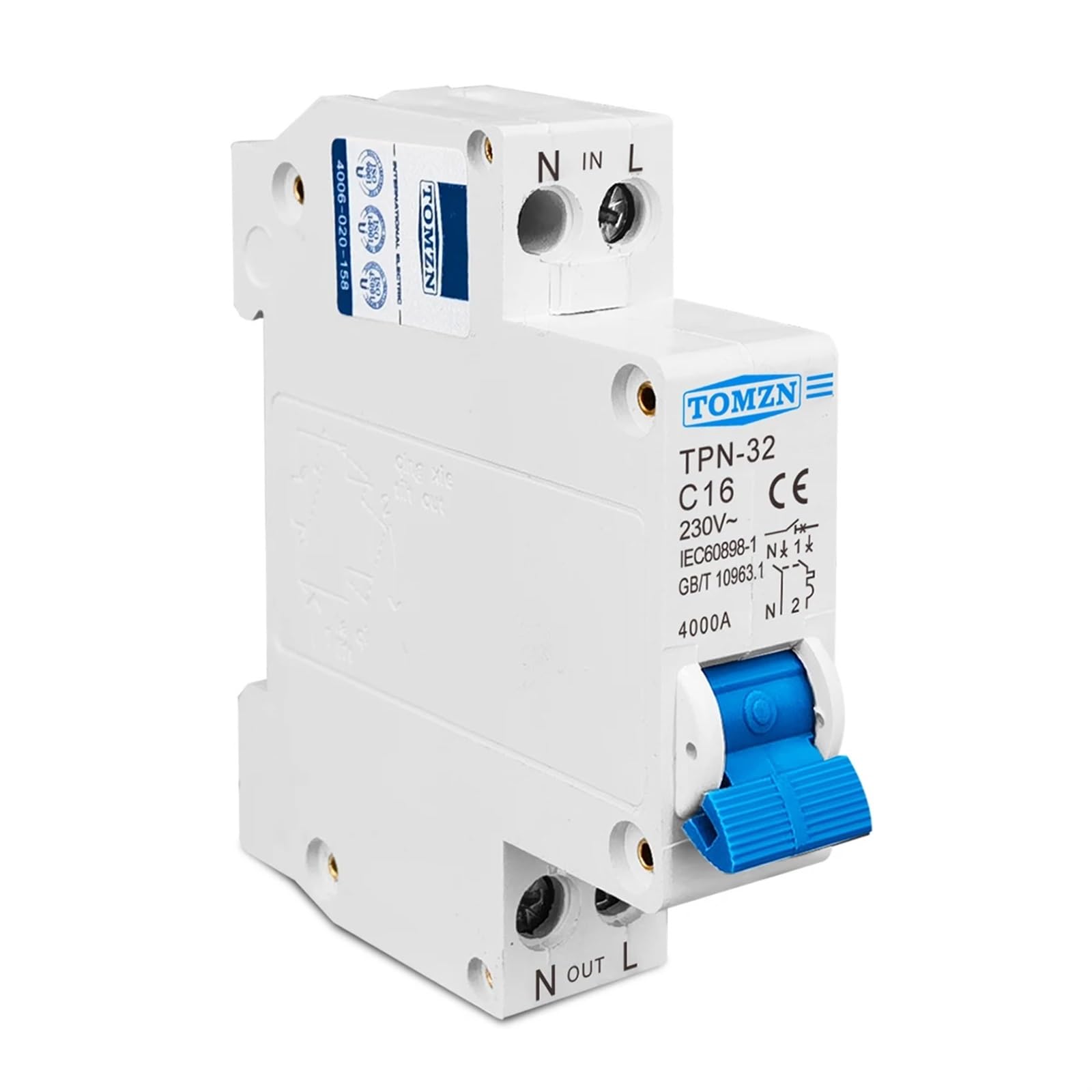 RCGKNNMUZ 1P+N 25A Mini Circuit Breaker MCB(16A)
