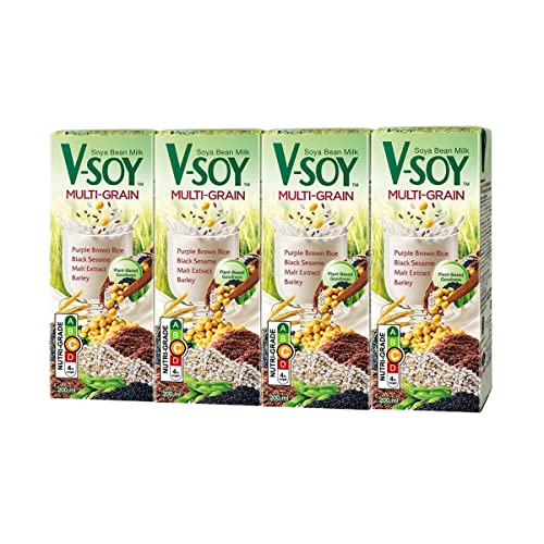 V-Soy V-Soy Multi Grain Soya Milk 200ml X 4