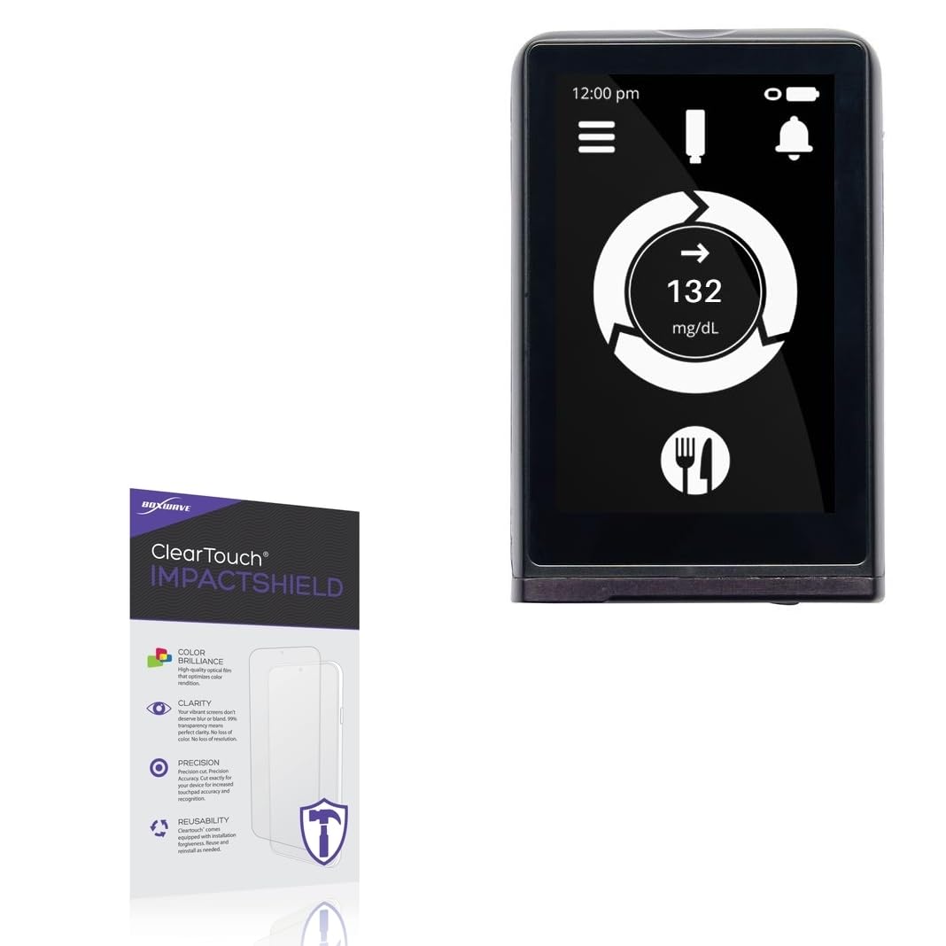 BoxWave Screen Protector Compatible with Beta Bionics iLet Bionic Pancreas - ClearTouch ImpactShield (2-Pack), Impenetrable Screen Protector Flexible Film