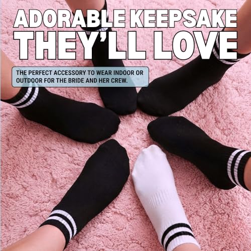 Image of Funky Junque Bride Crew Socks, Bachelorette Wedding Party Gift