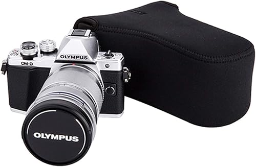 Vista 61 de JJC - Funda de neopreno ultraligera para cámara Sony A6600 a6500 a6400 a6300 a6100 a6000 a5100 + 0.709-2.165 in/E 1.969 in F1.8, bolsa para Fuji