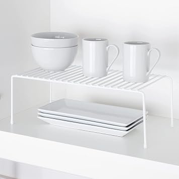 Tel Organİzer Dolap Depolama Rafi 22x40cm Beyaz (1)