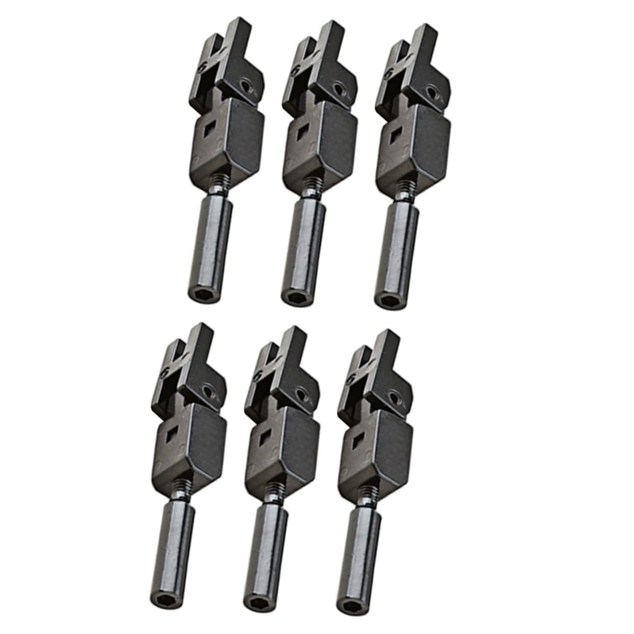 Toyvian 12 Pcs Bridge Saddle Whammy Guitar Bridge Musical Instrument Parts Bad Cat Instruments Guitar Replacement Accessories for Bindle DIY Guitar Metal Supplies Electric Guitar