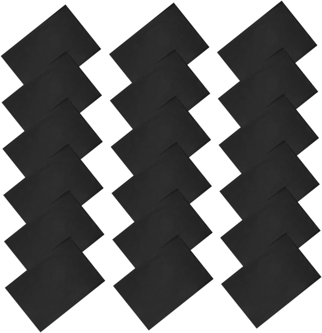 GETAJGHSD 100 Sheets Black Tissue Wrapping Paper 35x50cm Lightweight Easy to Fold Packing Paper for Wrapping Holiday Presents and DIY Art Projects