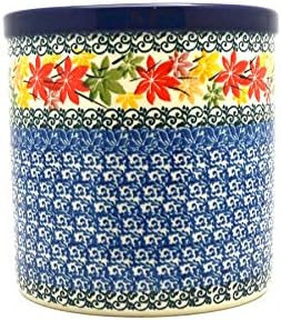 Polish Pottery Utensil Holder - Maple Harvest