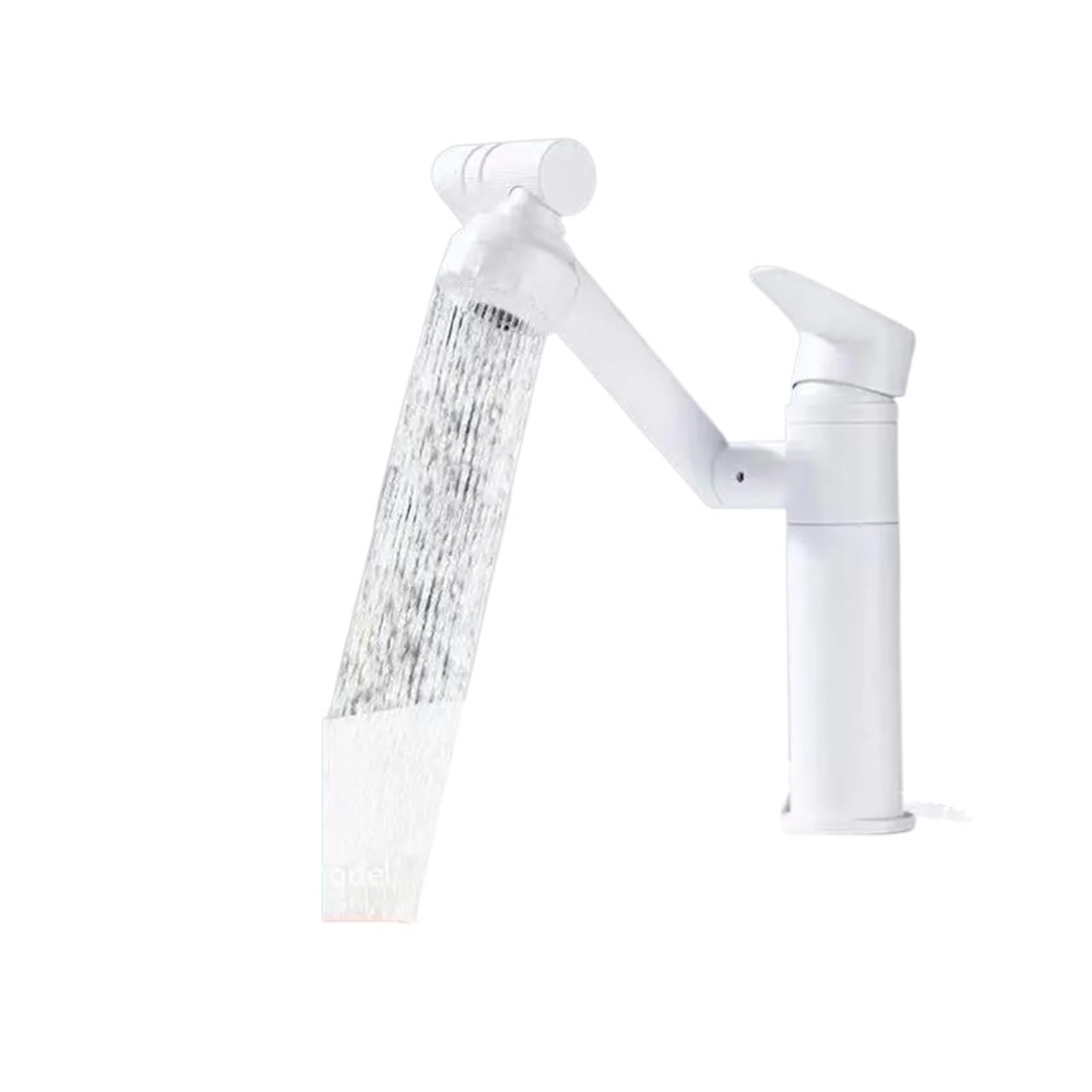 CZYWKDDPP Kitchen Tap, Universal Rotary Faucet, Wash Basin Bathroom, Hot and Cold Household Basin, Tap Bathroom Faucets(Bianco)
