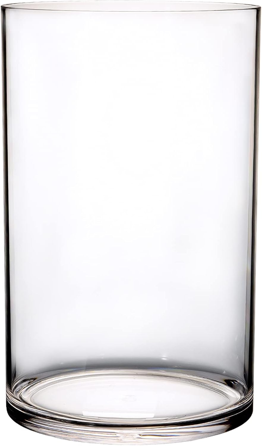 FOYER 2300043 Unbreakable Vase, Flower Base, Polycarbonate, Stylish, Height 15.7 inches (40 cm), Width 9.8 inches (25 cm), Large