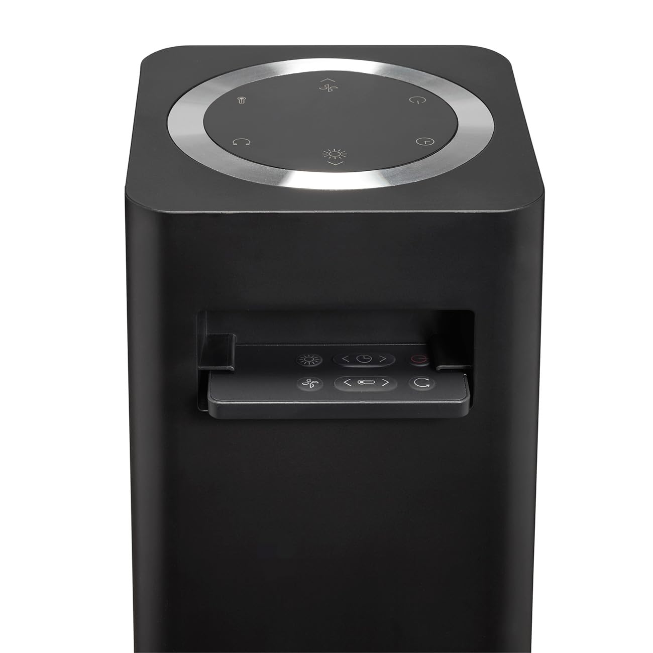 Clean Air Optima CA-904 - Design Chauffage Radiateur et Ventilateur - Idéal pour: 40m² / 100m³ - 1000/2000 Watt - Thermostat entre 15°C en 35°C – Oscillation 80° - Filtre à poussière… (Black)