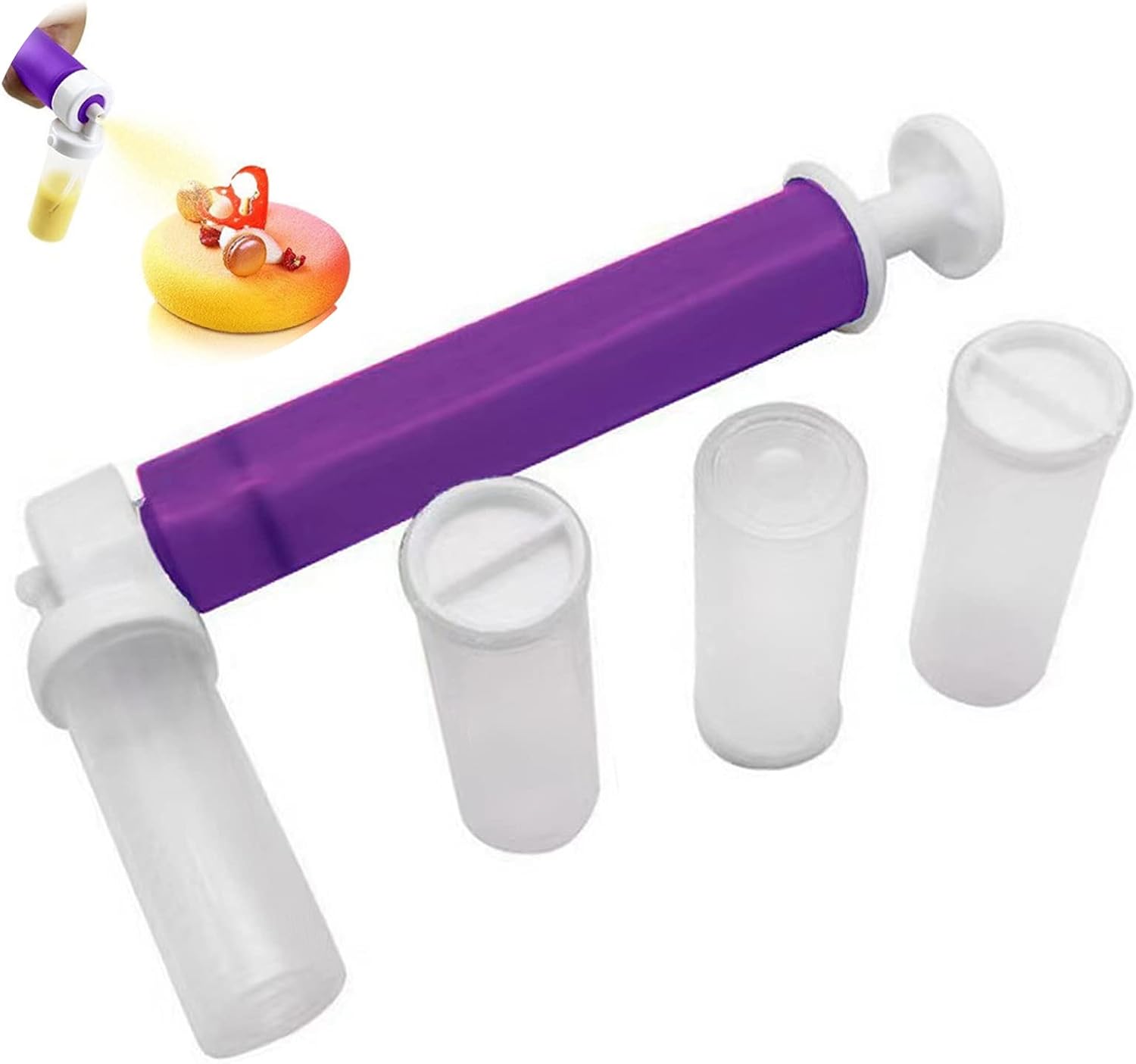 Manuelle Airbrush für Kuchen,Manuelle Airbrush zum Dekorieren,Manual Airbrush Pump for Cakes,DIY