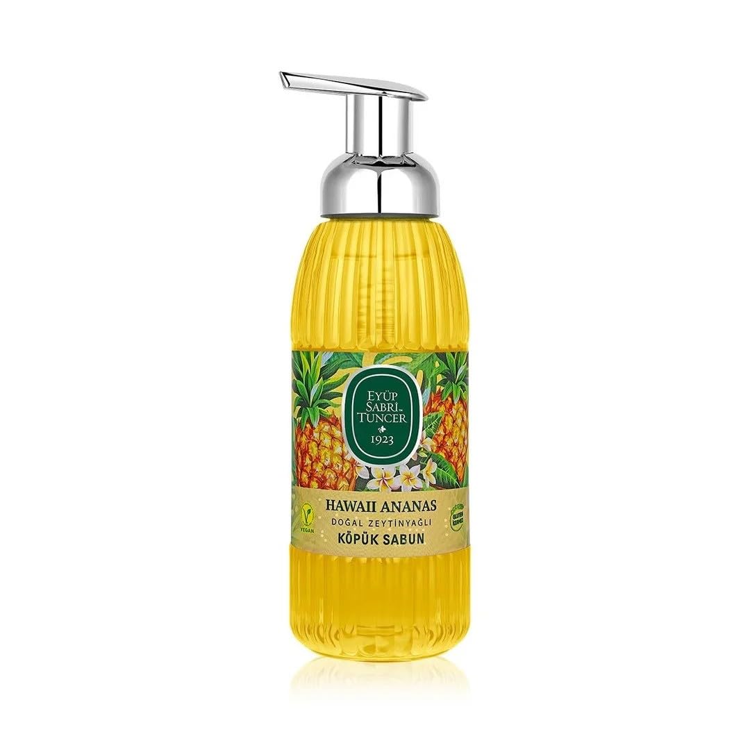 Eyüp Sabri Tuncer Doğal ZeytinYağlı Köpük Sabun Hawaii Ananas 500 Ml