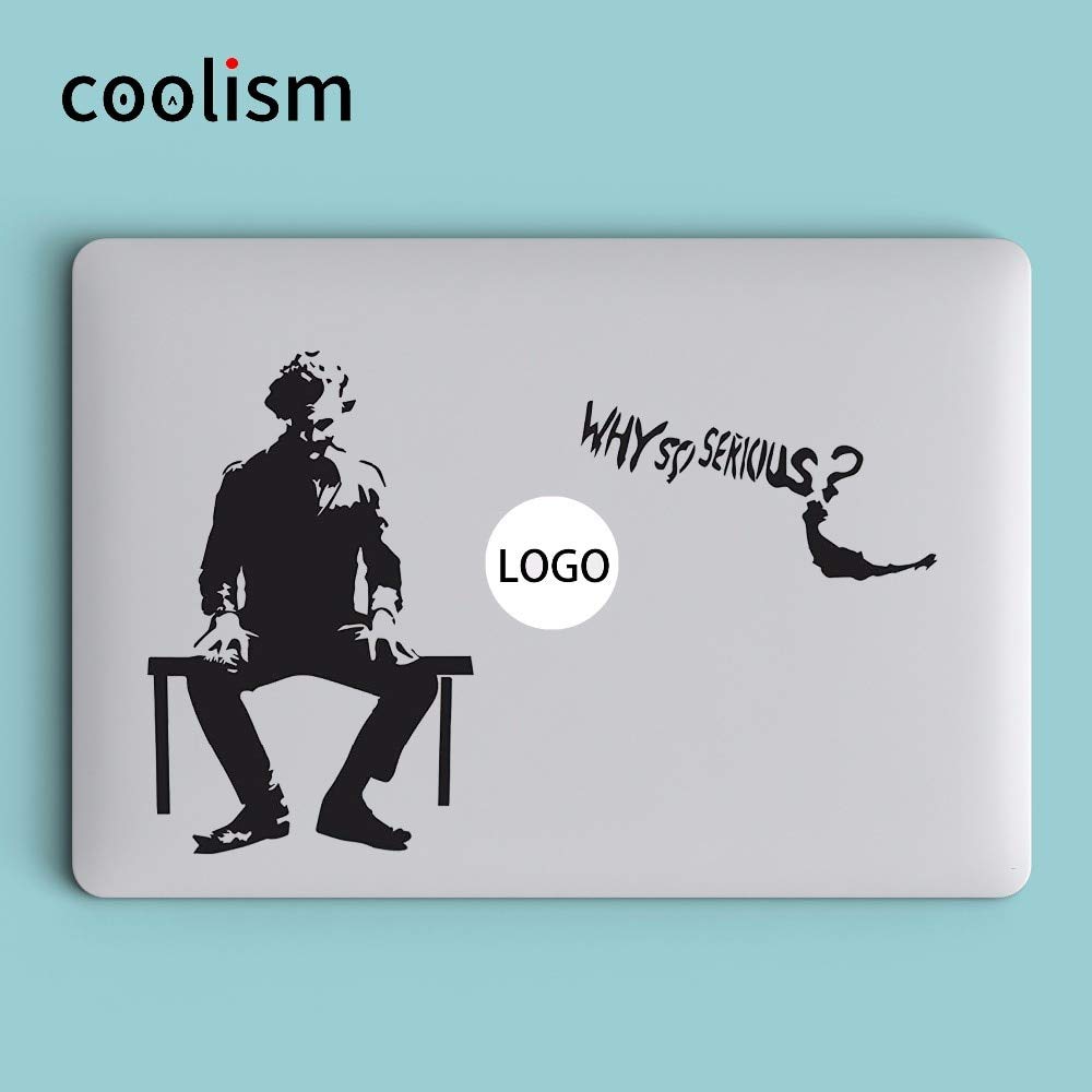 GADGETS WRAP Joker Why So Serious - Laptop Decal Sticker for Apple MacBook Pro 13 Decal Air Retina 11 12 15 17 Inch Hp Vinyl Mac Mi Book Skin (B084XMDS7Y) Amazon Price History, Amazon Price Tracker