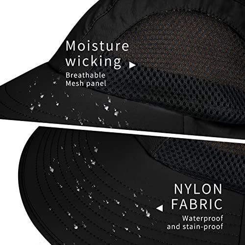 Image of Sun Hat for Men Women with Neck Flap,UPF 50+ UV Protection Fishing Hat