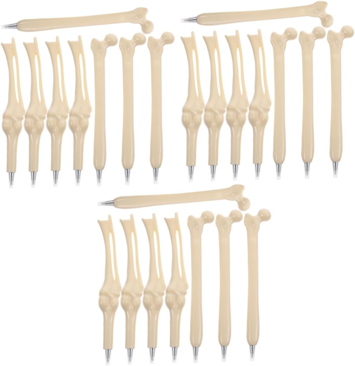 24 Pcs Pens for Writing Ballpoint Pens Black Pen Gel Pens for Novelty Skull Pens Ballpoint Pens Ink Ballpoint Pens Blue Ink Novelty Nursing Pens Funky Pens Funny Pens Pp