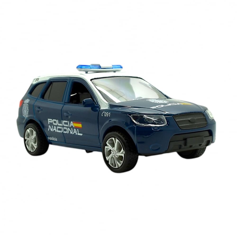 BDM Modèles à l'échelle de la Police nationale et de la Garde civile | Collection voiture et hélicoptère | Réplique fidèle officielle pour vitrine | Véhicules emblématiques d'Espagne