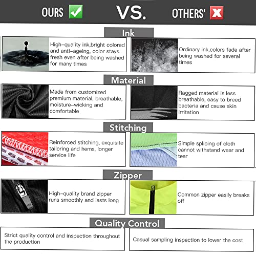 Baugger Homens respirável rápido seco confortável manga curta jersey + acolchoado Shorts Set Roupa d