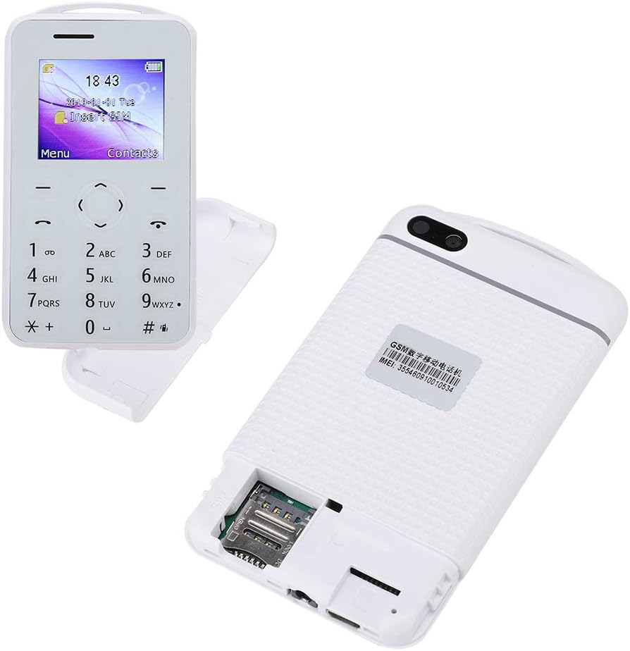 Mobile Phone, A5 1.77inch Screen 30W pixels, Mini Straight Multi languages Card Kids Cell Phone, Toy Gift Prize, for Children and Students