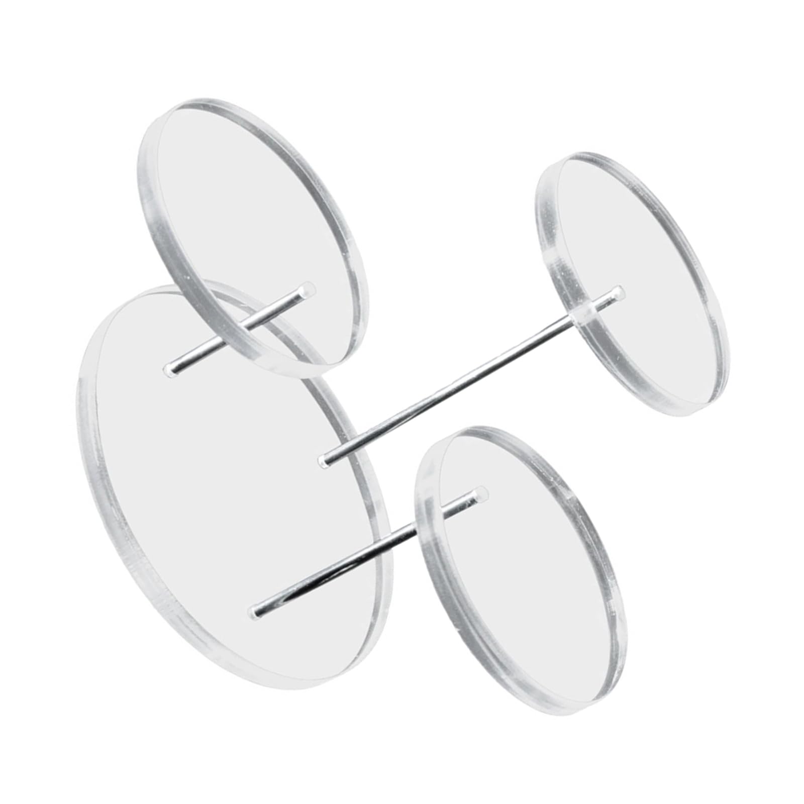 Haodream Sturdy Acrylic Jewelry Presentation Stand Boutique Ideal for Shops and Photography Boutique