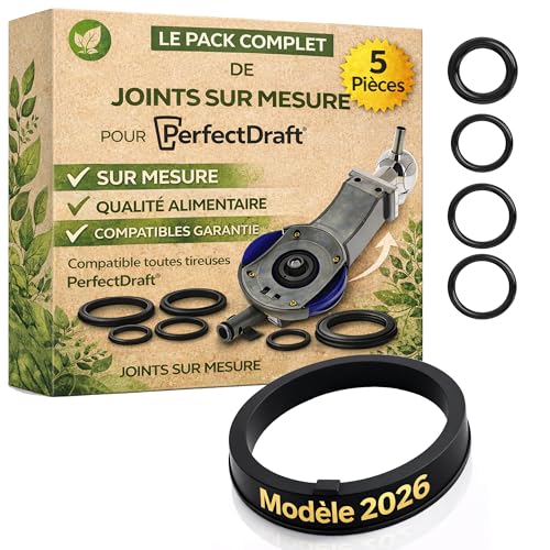 [PERFECTDRAFT 2026] LOT 5 JOINTS D'ÉTANCHÉITÉ POUR PERFECTDRAFT HD3720 HD3620 HD3610 HD3600 | COMPATIBLE AVEC LE BEC VERSEUR & LE ROBINET DE TIREUSE A...