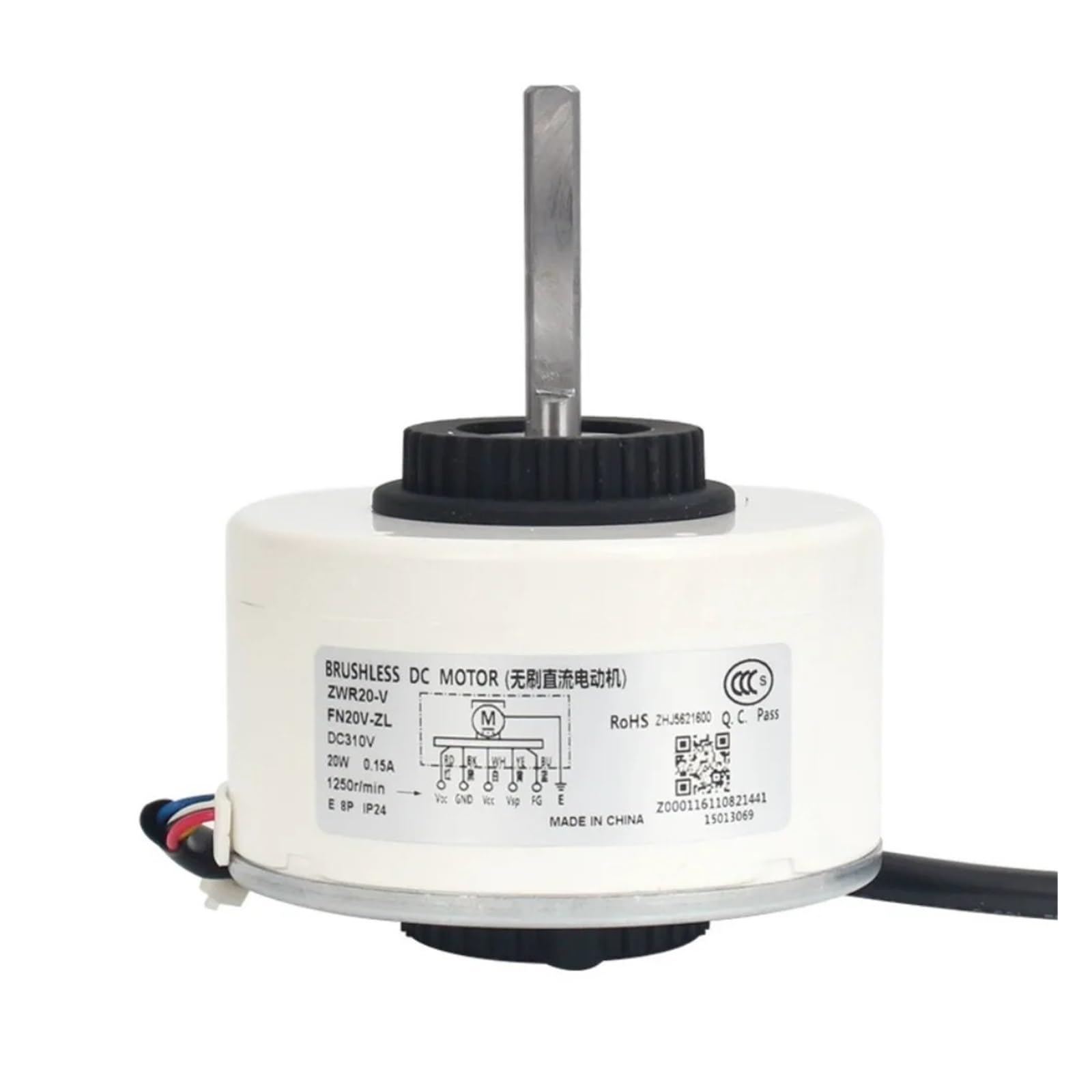Used For Air Conditioner Indoor Unit DC Fan Motor ZWR20-V DC310V 20W 1250RPM FN20V-ZL Conditioning Parts