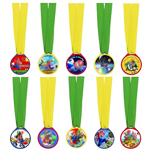 Tomicy Medaille Enfant, Médailles Super Mario, Médailles du Gagnant pour Journée Sportive des Enfants Jeux Partie…