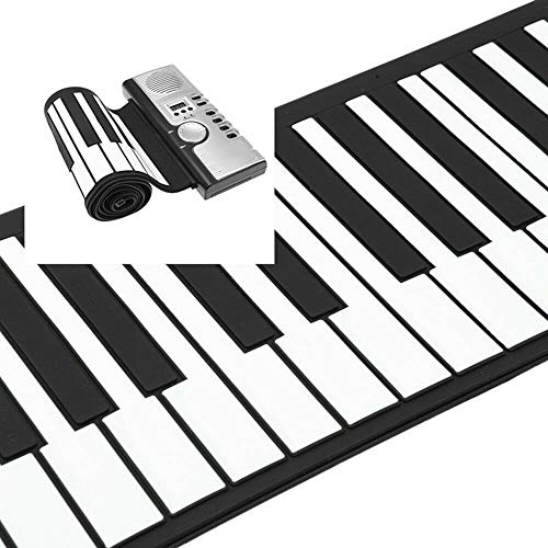 Heqianqian Piano roulé à la Main Main Piano Roll 61 Clé électronique Portable Silicone de Haute qualité Universelle for Piano Enfants Main Rouleau Convient pour la Maison et la Maternelle - Les Beatles, Paul McCartney, John Lennon, RIngo Starr, George Harrison Heqianqian Piano roulé à la Main Main Piano Roll 61 Clé électronique Portable Silicone de Haute qualité Universelle for Piano Enfants Main Rouleau Convient pour la Maison et la Maternelle – Image 6