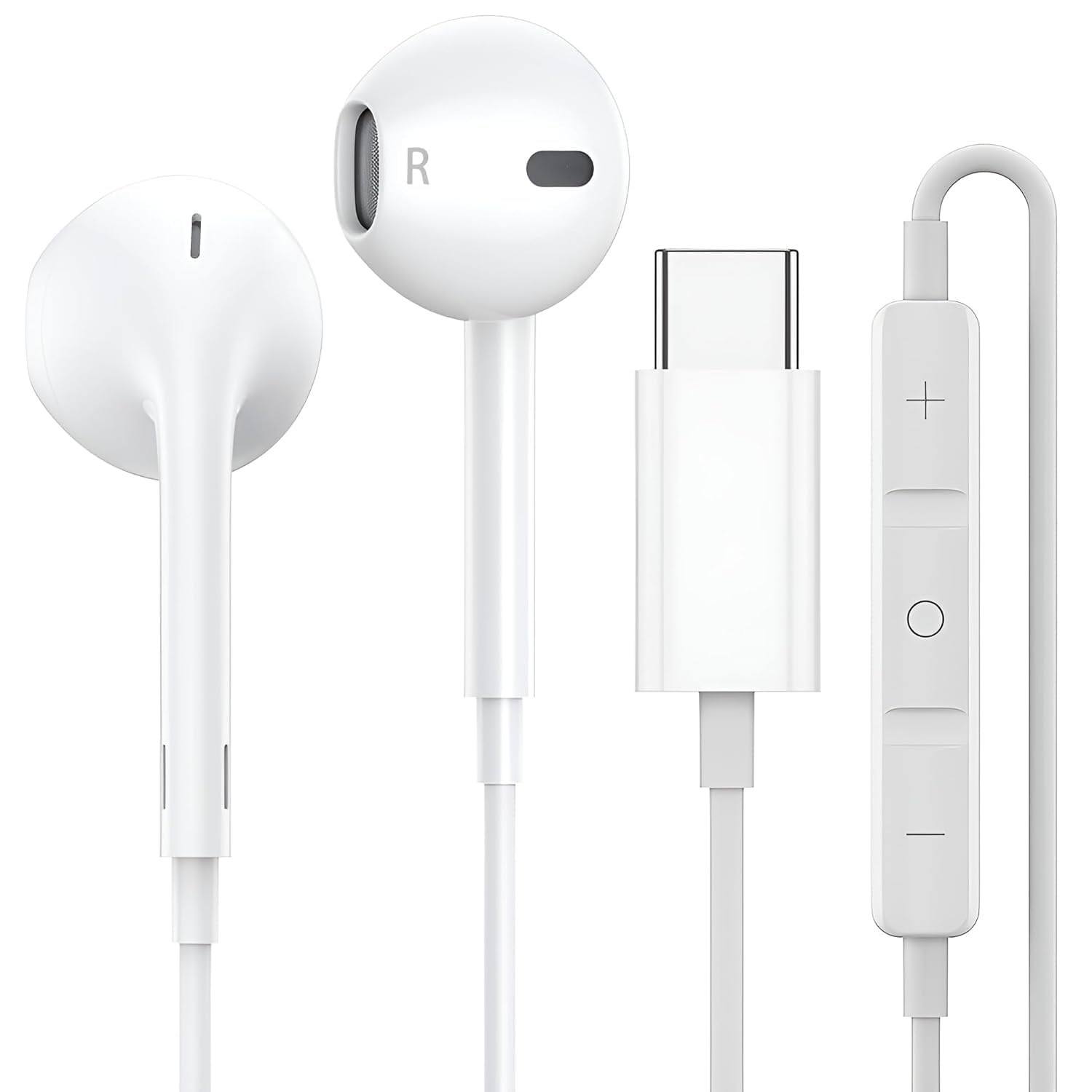 STUDIOMIXER USB Type C Earbuds Earphones Wired with Microphone & Remote Control Noise Cancelling Headsets for iPhone 16/15, Galaxy, One Plus, Google Pixel and Other Android Devices [TRM HF-104] (B0CKY2FLX5) Amazon Price History, Amazon Price Tracker