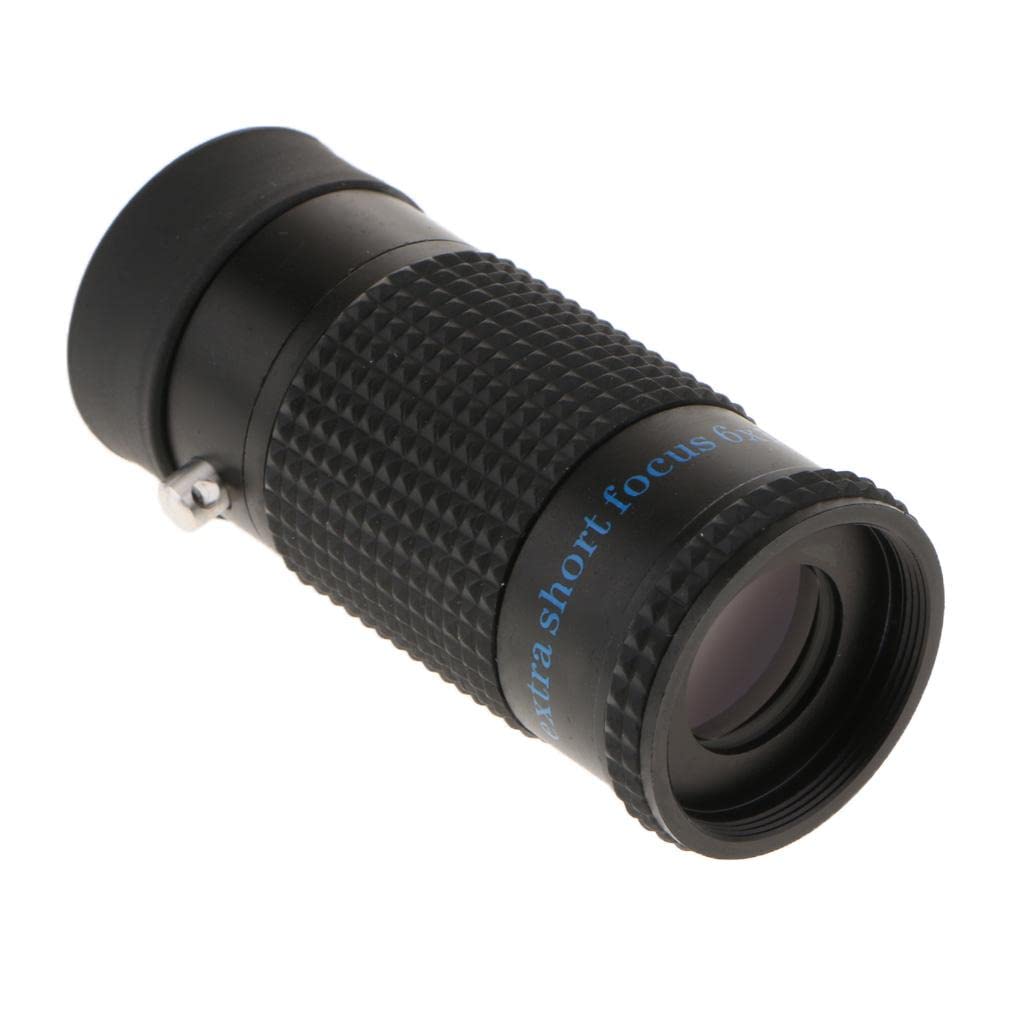 SAZ DEKOR Mini Extra Short Focus 6X16 Monocular Typoscope Microscope Kits Black-image-42