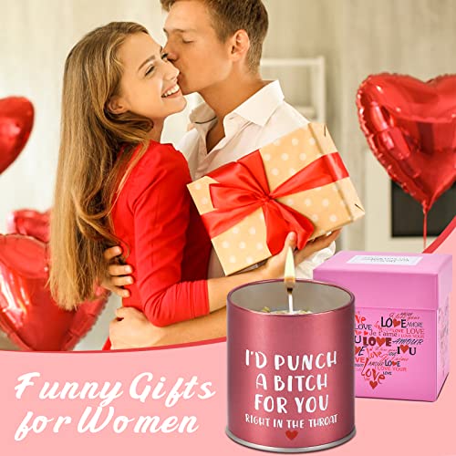 Valentines Funny Gifts for Women Soy Wax Scented Candle 9 oz - Image 2